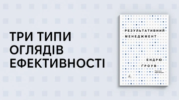 Три типи оглядів ефективності: уривок із праці Ендрю Ѓроува