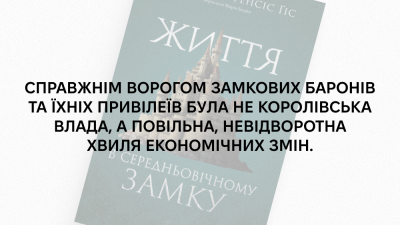 «Земля була основою володіння»: 5 цитат із книжки «Життя у середньовічному замку»