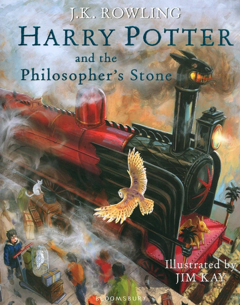 Книга Harry Potter 1 Philosopher's Stone Illustrated Edition [Hardcover] фото