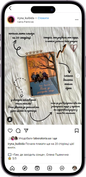 Відгук на книжку Там, де заходить сонце від iryna_kuibida