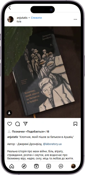 Відгук на книжку Хлопчик, який пішов за батьком в Аушвіц від anjutatis
