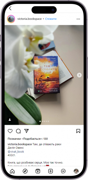 Відгук на книжку «Там, де співають раки» від victoria.bookspace