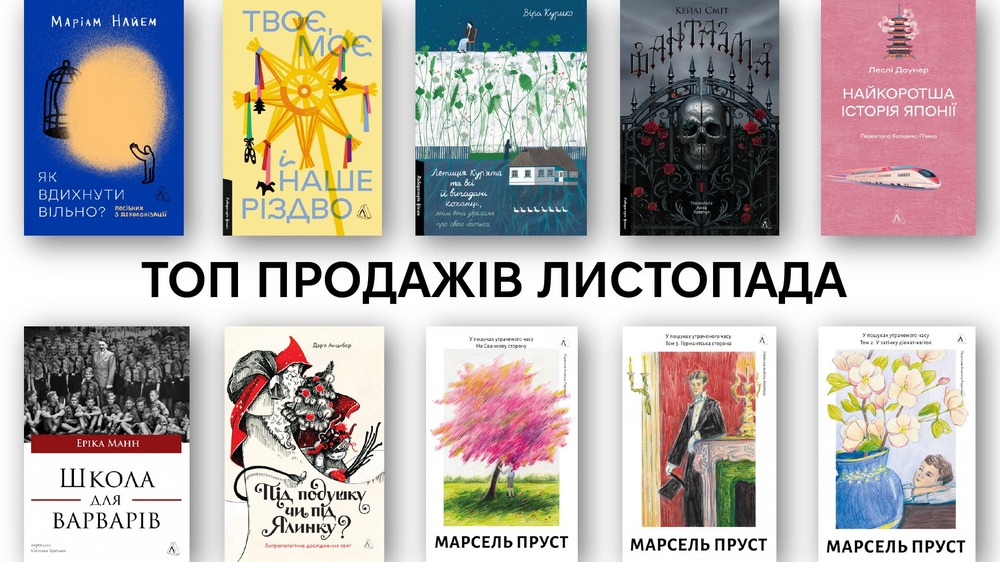Хіти продажів Лабораторії у листопаді